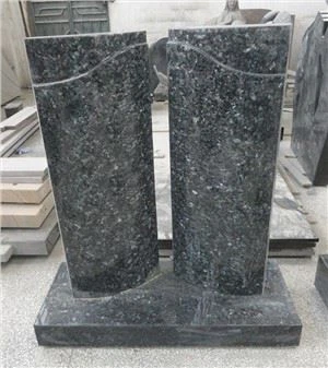 Blue Pearl Granite Headstone Monument